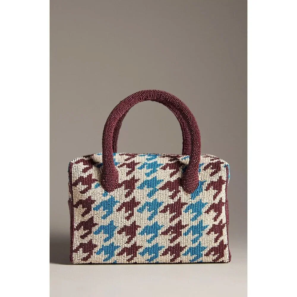 Anthropologie beaded satchel
